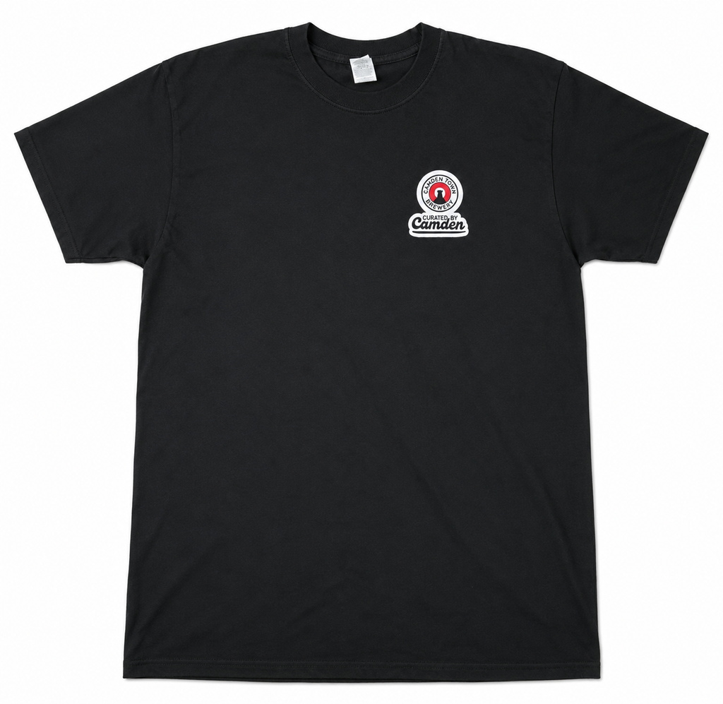 Camden Town "Fresh as Hells" Black T-Shirt – Official Brewery Merchandise | Size L