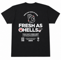 Camden Town "Fresh as Hells" Black T-Shirt – Official Brewery Merchandise | Size L