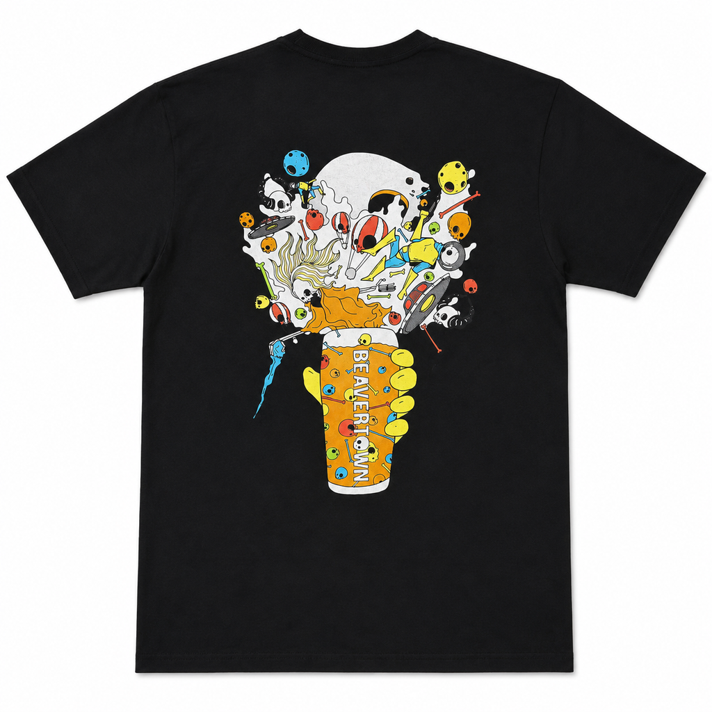 Beavertown Brewery Graphic T-Shirt | London Brewery Merchandise | Size L