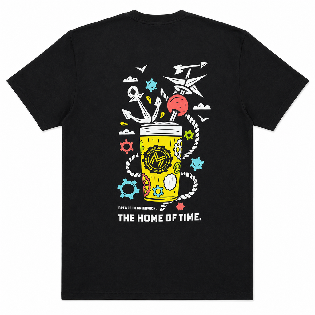 Meantime Brewing Company "The Home of Time" Graphic T-Shirt