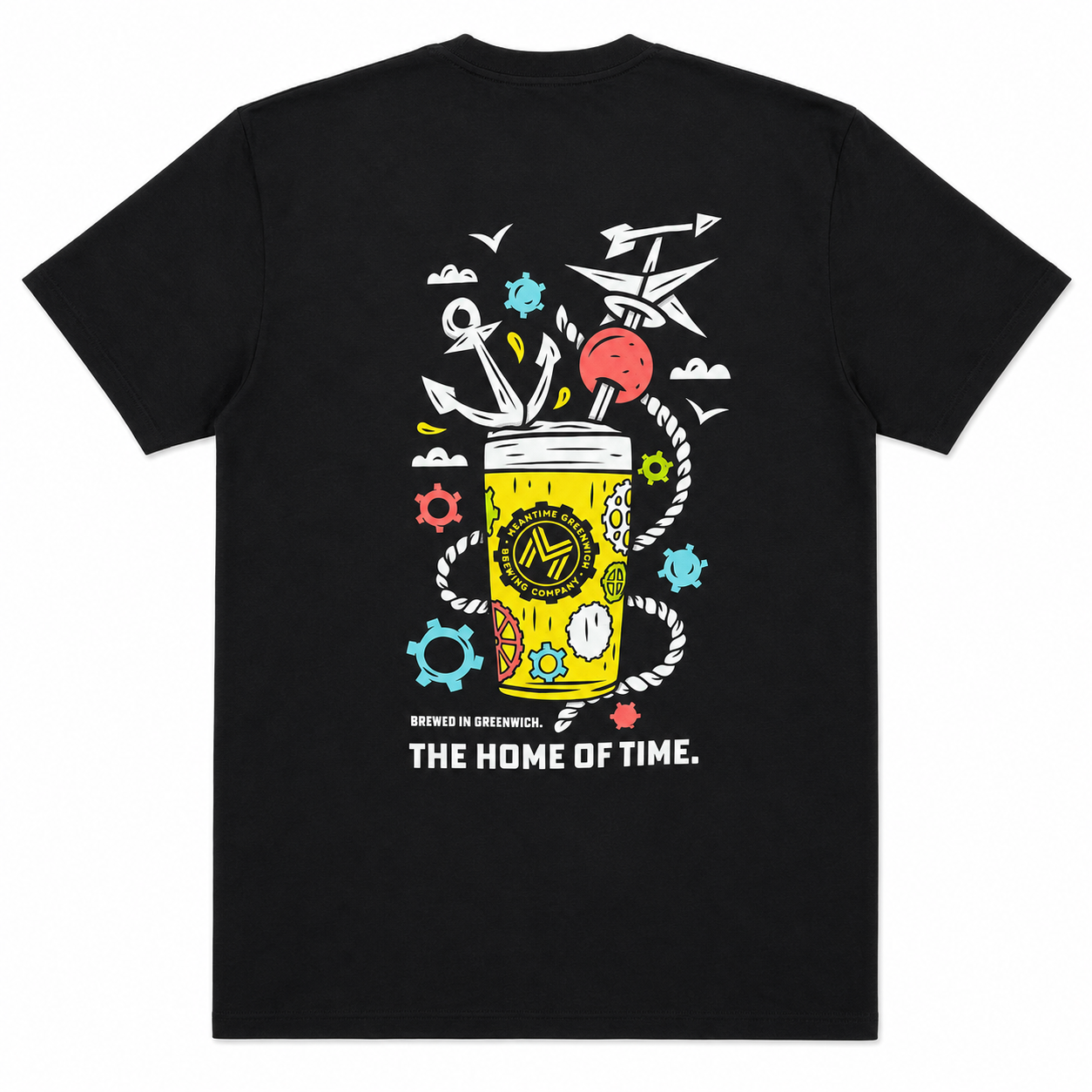 Meantime Brewing Company "The Home of Time" Graphic T-Shirt