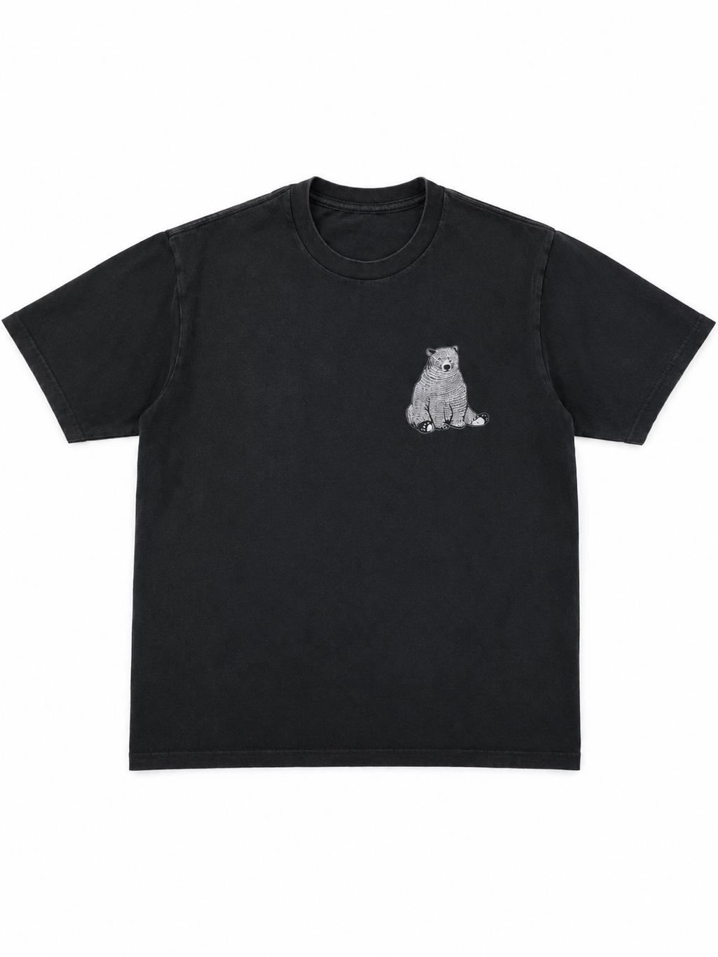 Clapton Craft Brewery Bear Logo T-Shirt Black – Size Medium