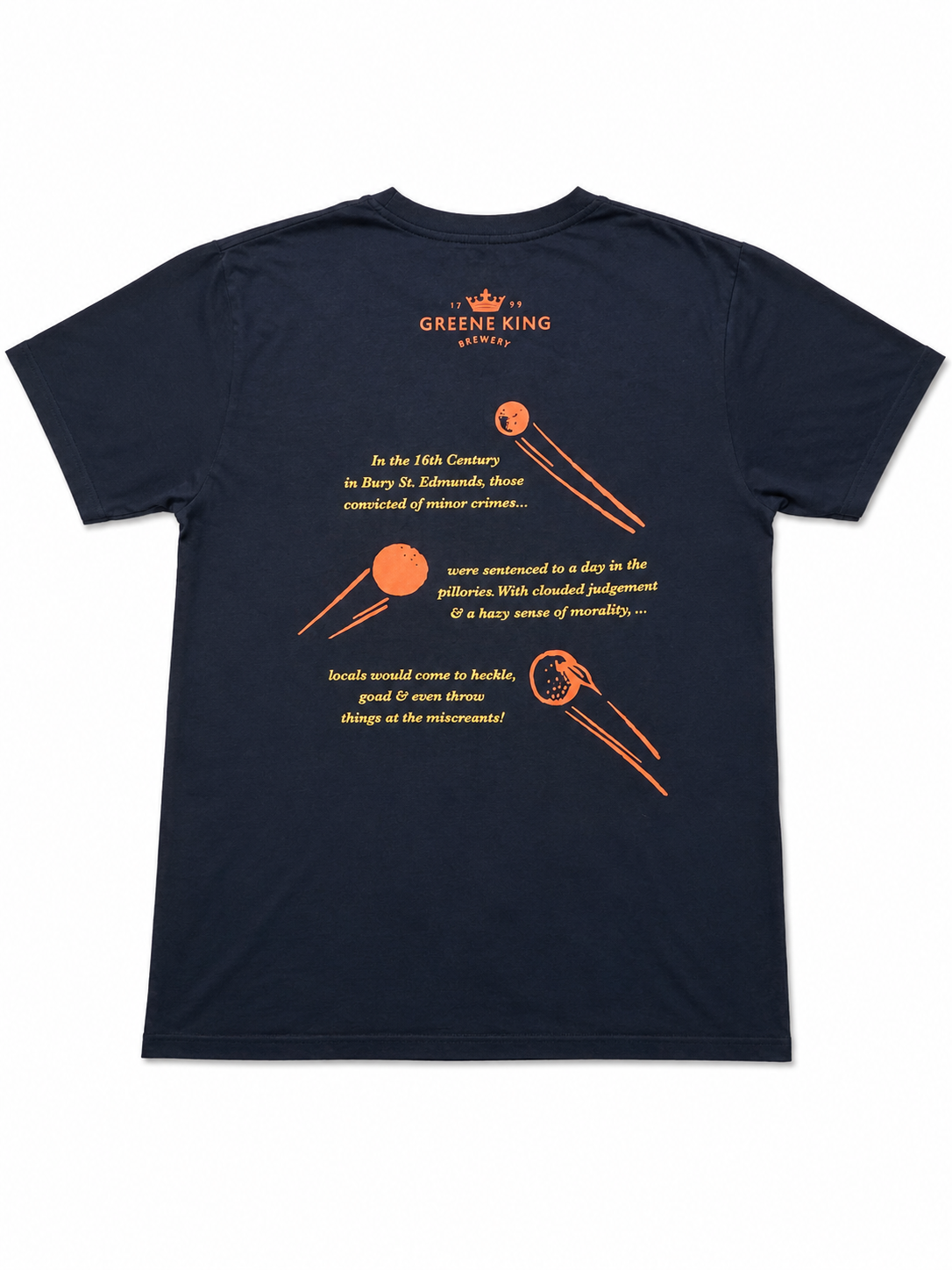 Greene King Hayzday Fruity IPA Brewery T-Shirt Navy – Size Large