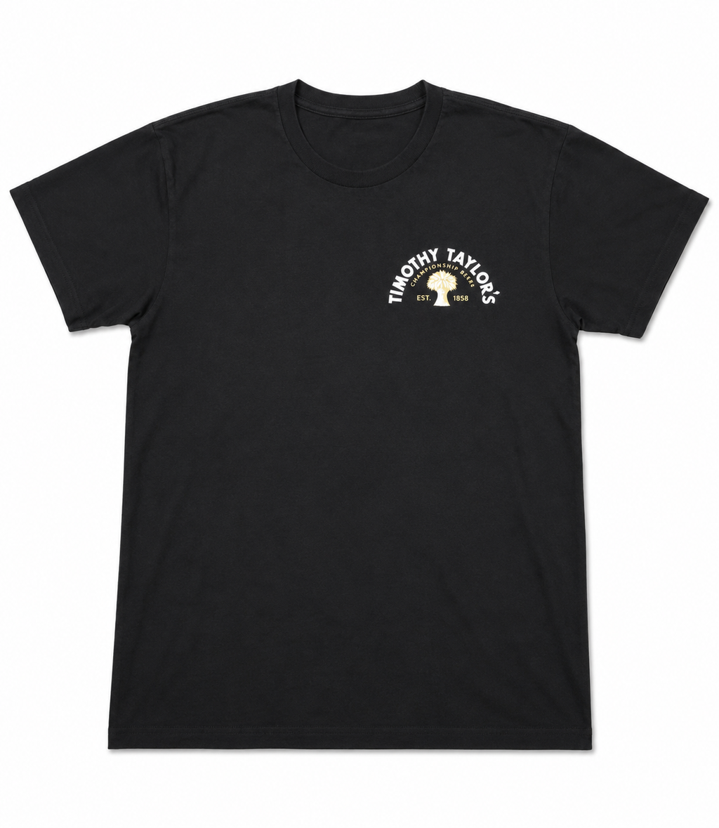 Timothy Taylor's Championship Beers Brewery T-Shirt Black – Size Large
