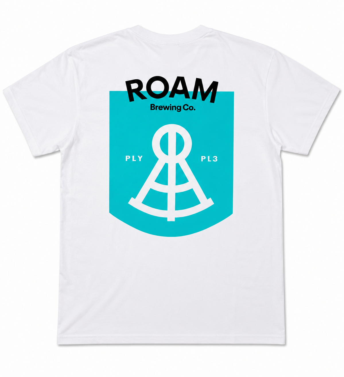 ROAM Brewing Co. Brewery T-Shirt White – Size Large