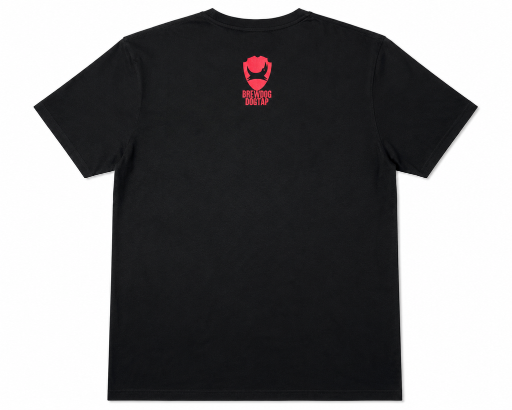 BrewDog DogTap "Beer Built in Ellon" Black T-Shirt – Size L