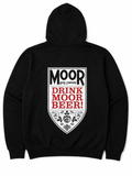 Moor Beer Company Zip Hoodie – Black & Red – Size L