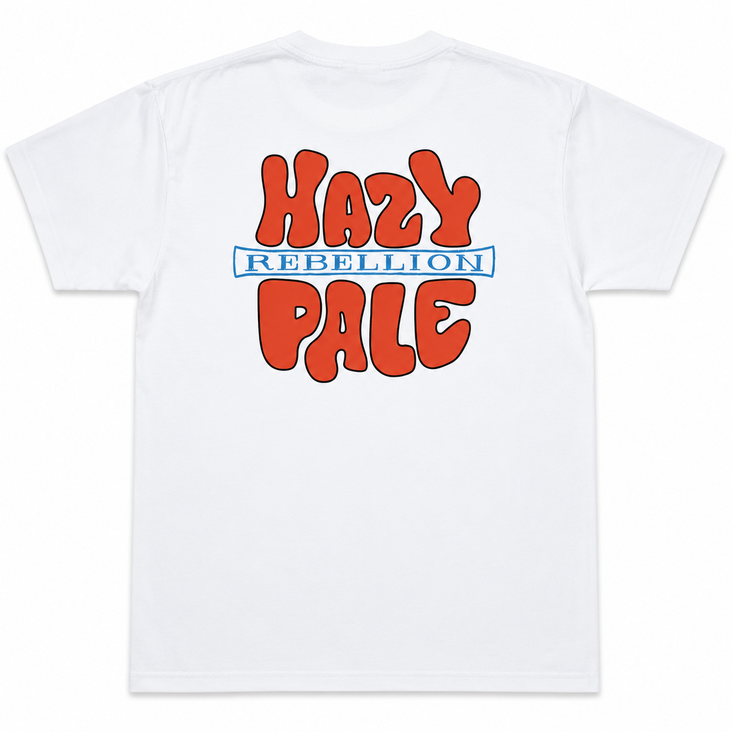 Rebellion Hazy Pale T-Shirt – White – Size M