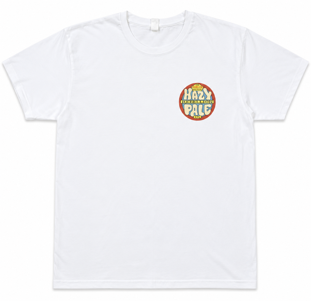 Rebellion Hazy Pale T-Shirt – White – Size M