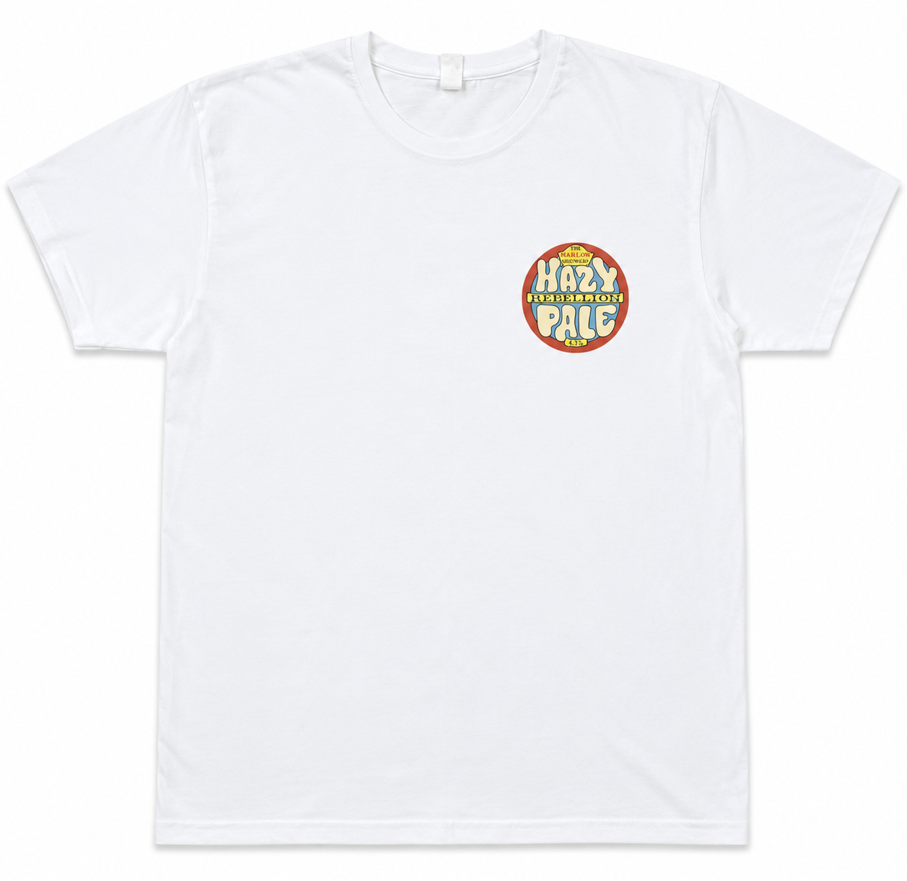 Rebellion Hazy Pale T-Shirt – White – Size M