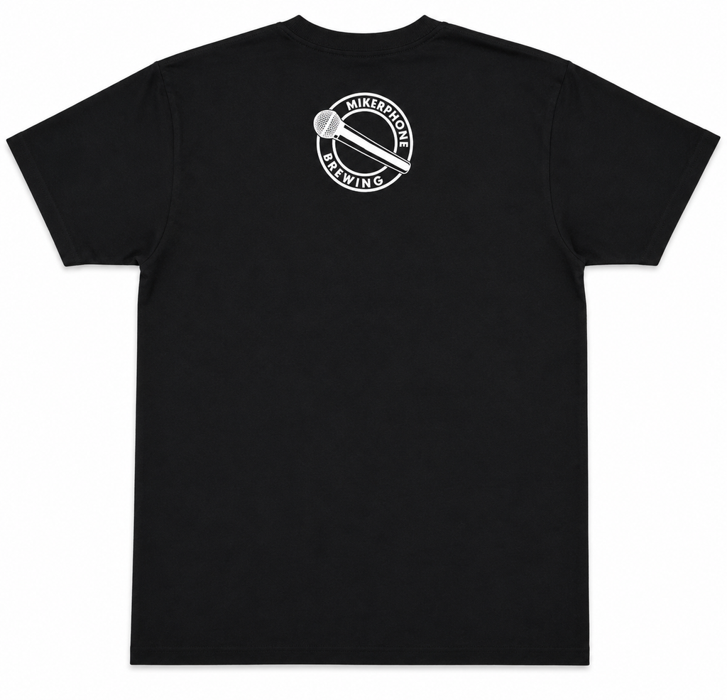 Mikerphone Brewing Graphic T-Shirt – Black – Size L