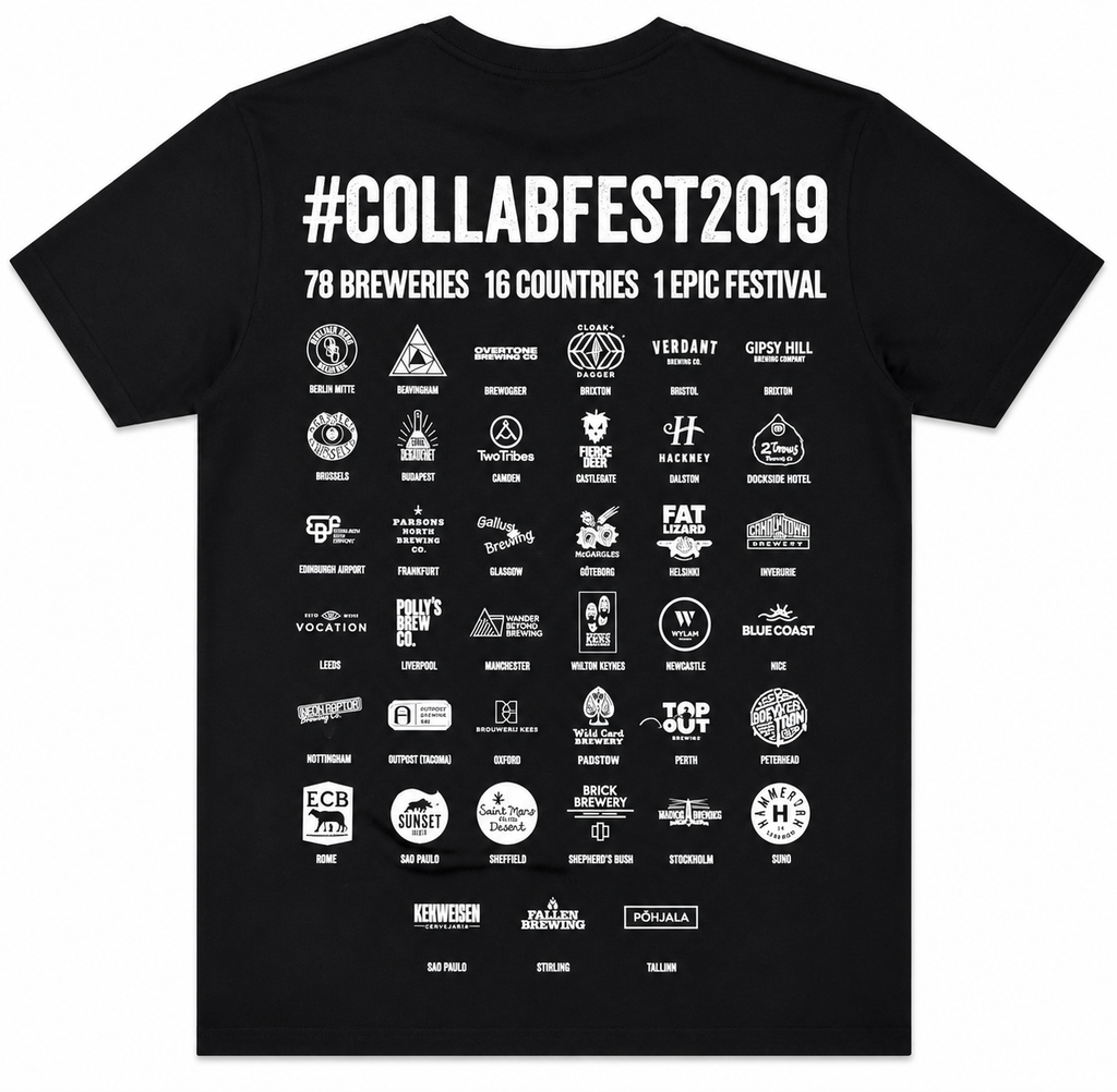 BrewDog CollabFest 2019 T-Shirt – Black – Size M