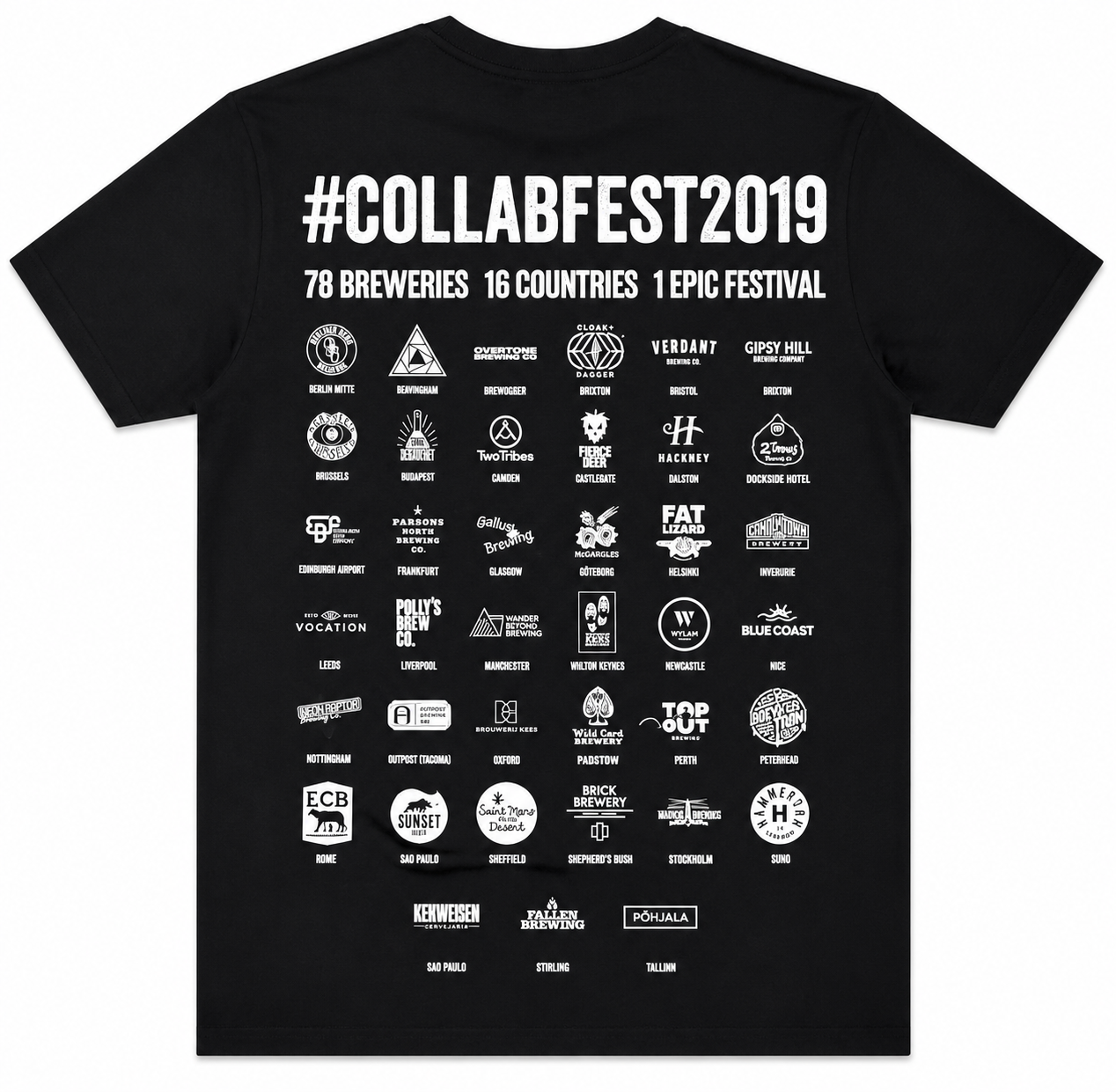 BrewDog CollabFest 2019 T-Shirt – Black – Size M