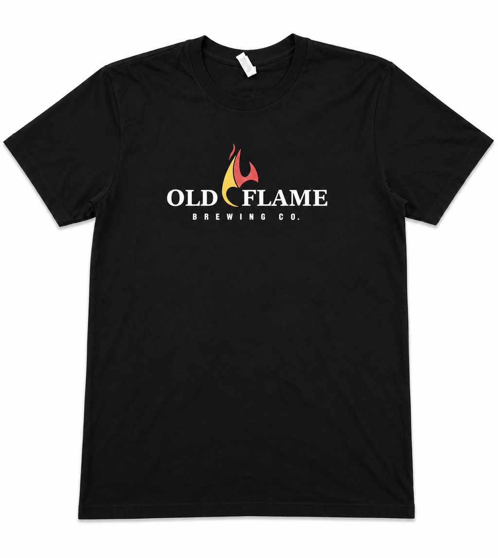 Old Flame Brewing Co. T-Shirt – Black – Size XL