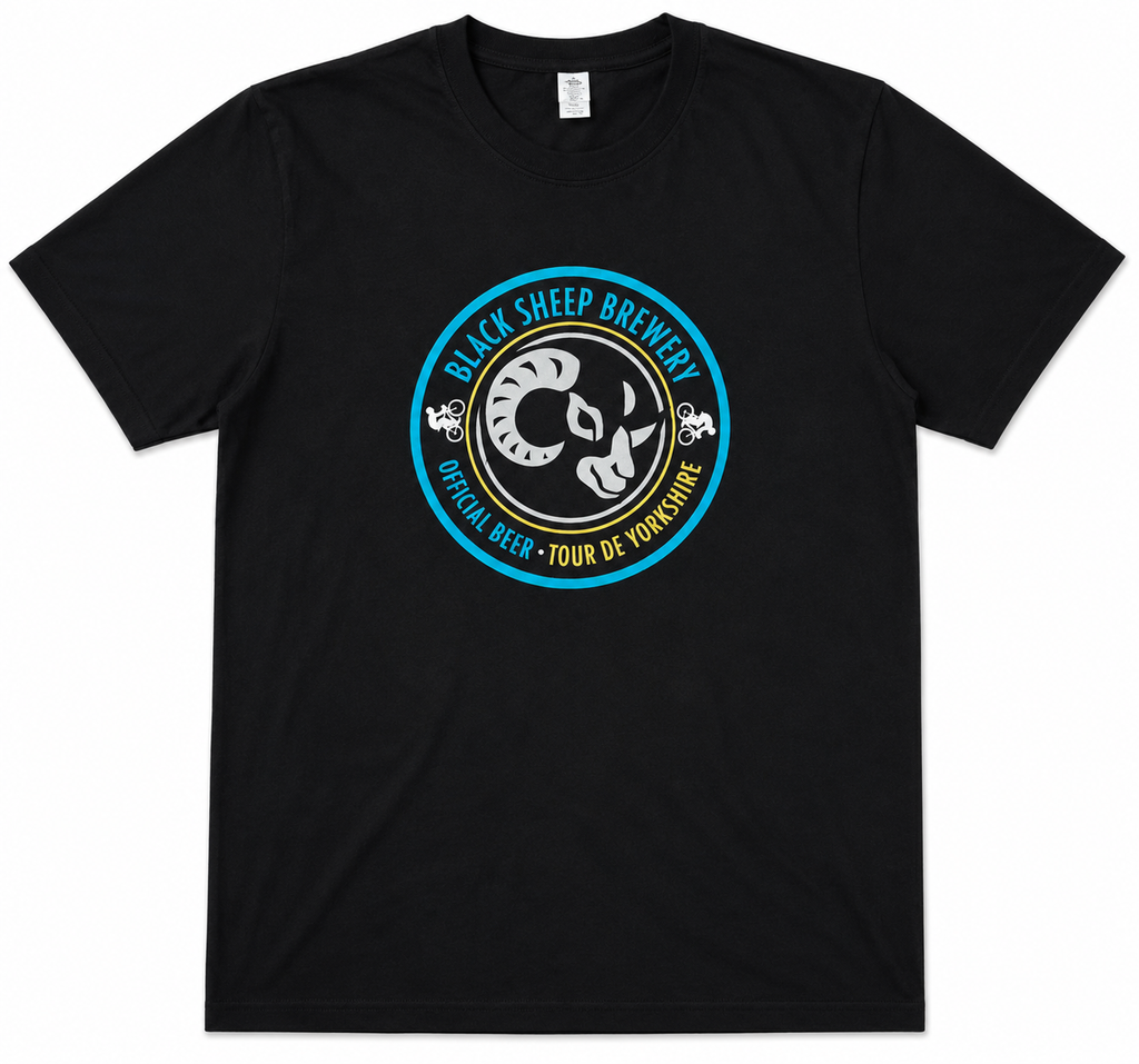 Black Sheep Brewery Tour de Yorkshire T-Shirt – Official Beer Merchandise – Size L