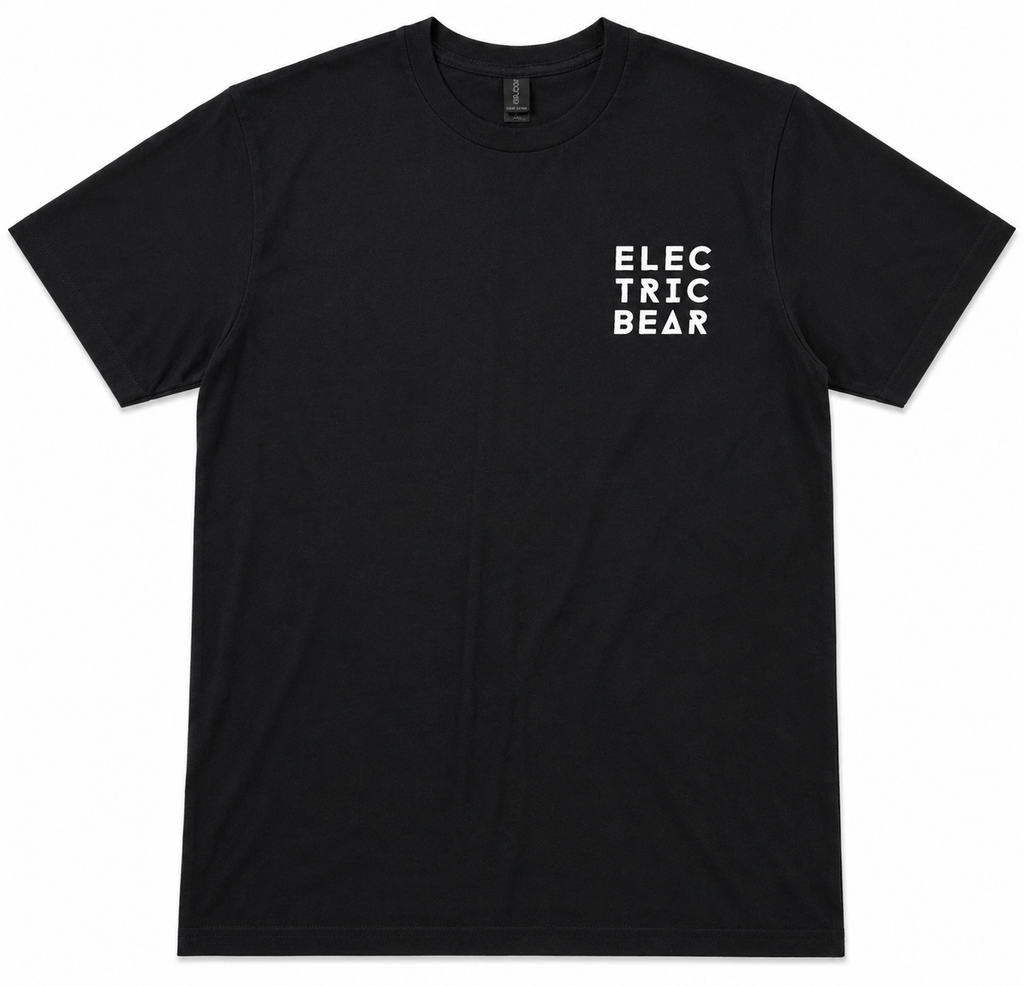 Electric Bear Brewery Black T-Shirt – Official Brewery Merchandise – Size M
