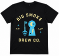 Big Smoke Brew Co. Black T-Shirt – London Craft Brewery Tee - Size M