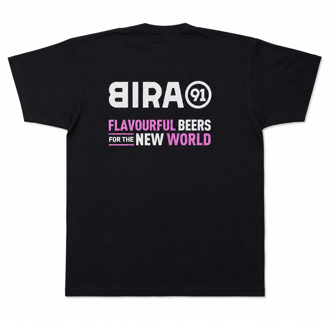 BIRA 91 Monkey Logo Brewery T-Shirt – Black – Size L