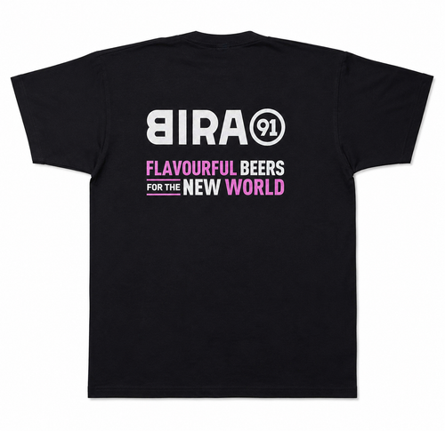 BIRA 91 Monkey Logo Brewery T-Shirt – Black – Size L