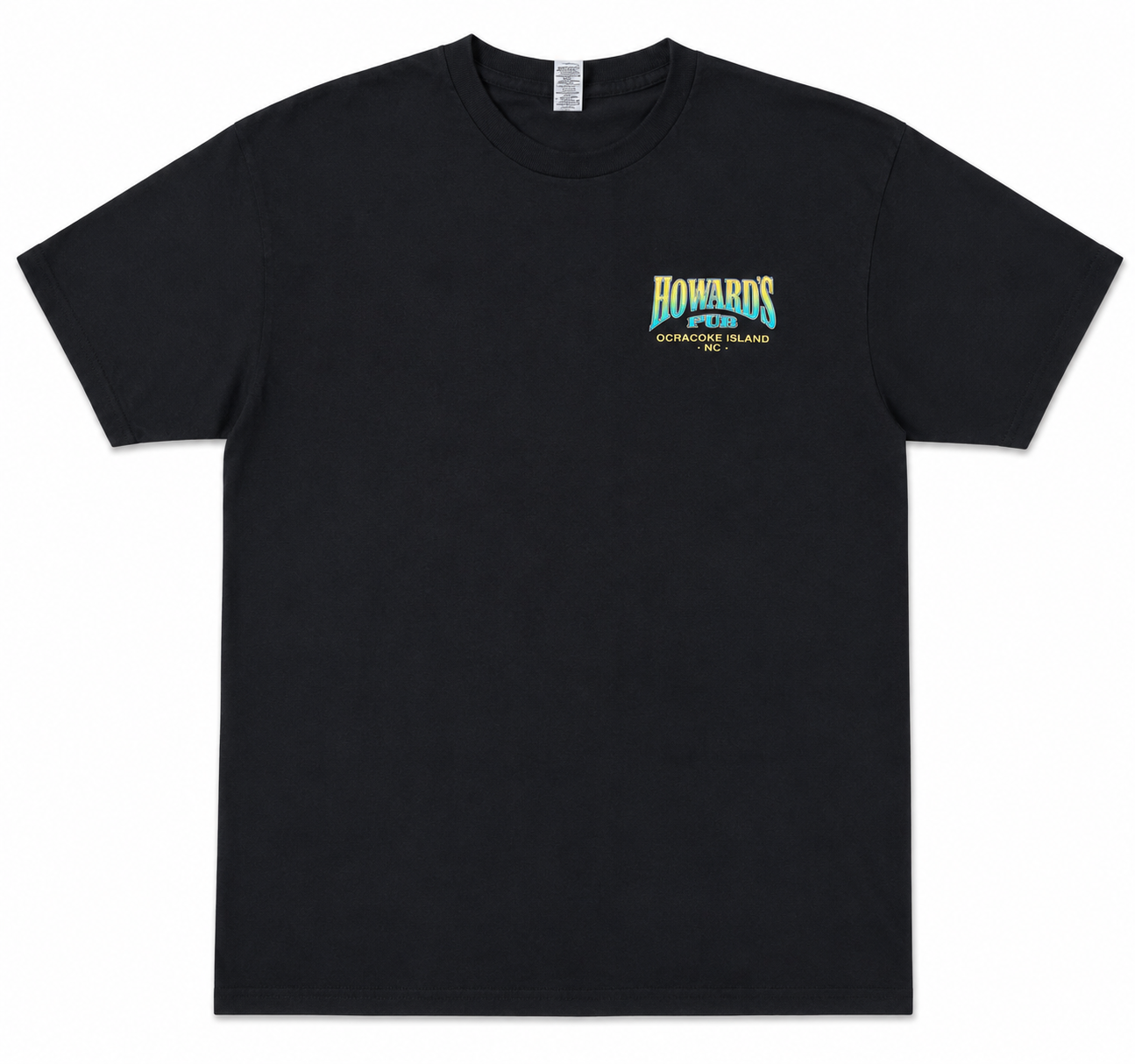 Howard's Pub Ocracoke Island NC T-Shirt – Black Pirate Graphic Brewery Tee